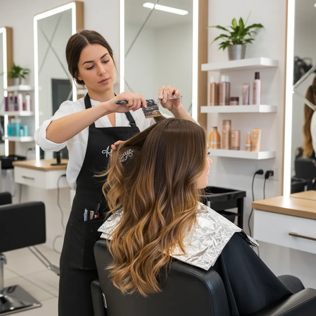 Kleuren en highlights bij AMI Kappers
